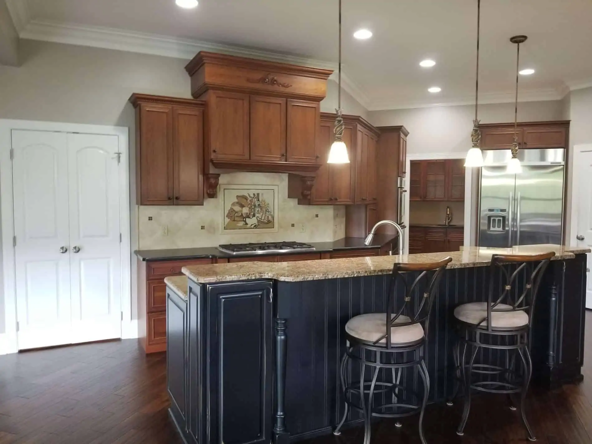 Kitchen Restoration Contractor finishes after Water Damage