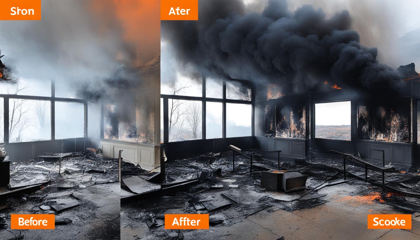 What is the difference between smoke damage and fire damage?